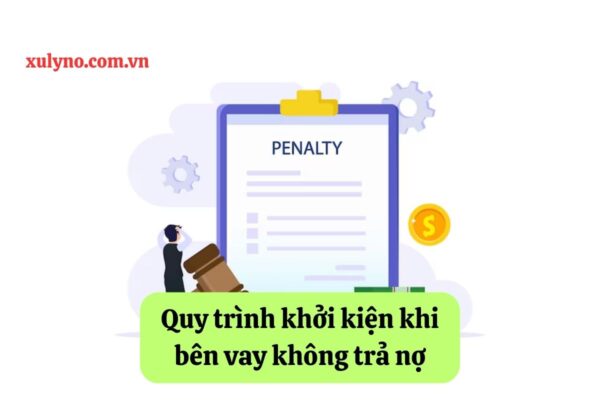 Quy trình khởi kiện với mẫu giấy mượn tiền không lãi