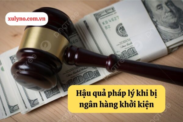 Hậu quả pháp lý khi bị ngân hàng khởi kiện thu hồi nợ