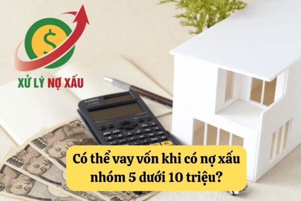 nợ xấu nhóm 5 dưới 10 triệu