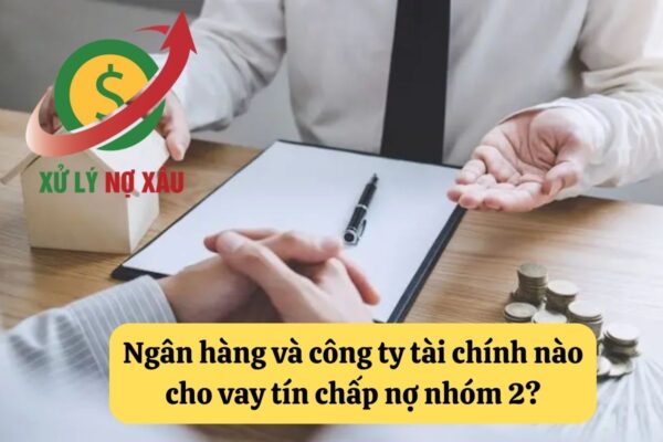 vay tín chấp nợ xấu nhóm 2