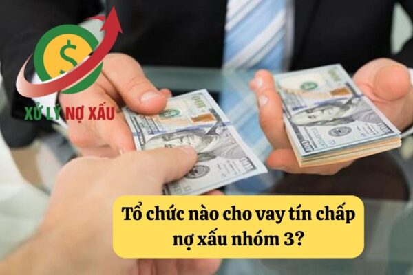 vay tín chấp nợ xấu nhóm 3