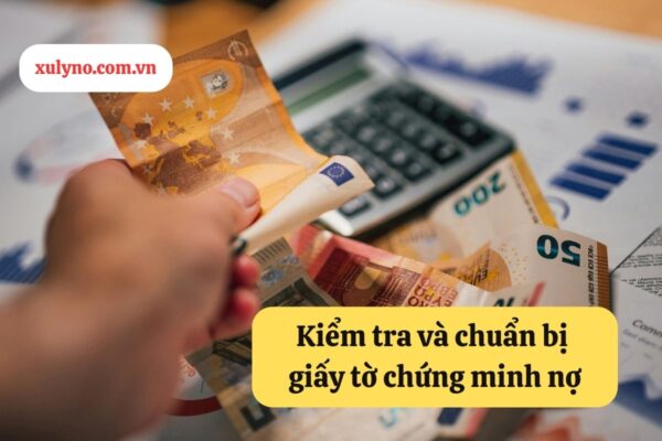 Kiểm tra và chuẩn bị giấy tờ chứng minh nợ bắt buộc trước khi thực hiện các cách đòi nợ công ty