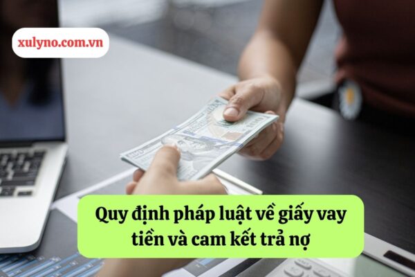 Quy định pháp luật về giấy vay tiền và cam kết trả nợ
